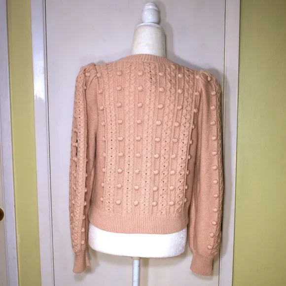 Alice + Olivia | Kitty Puff Sleeve Cardigan - Picture 8 of 16